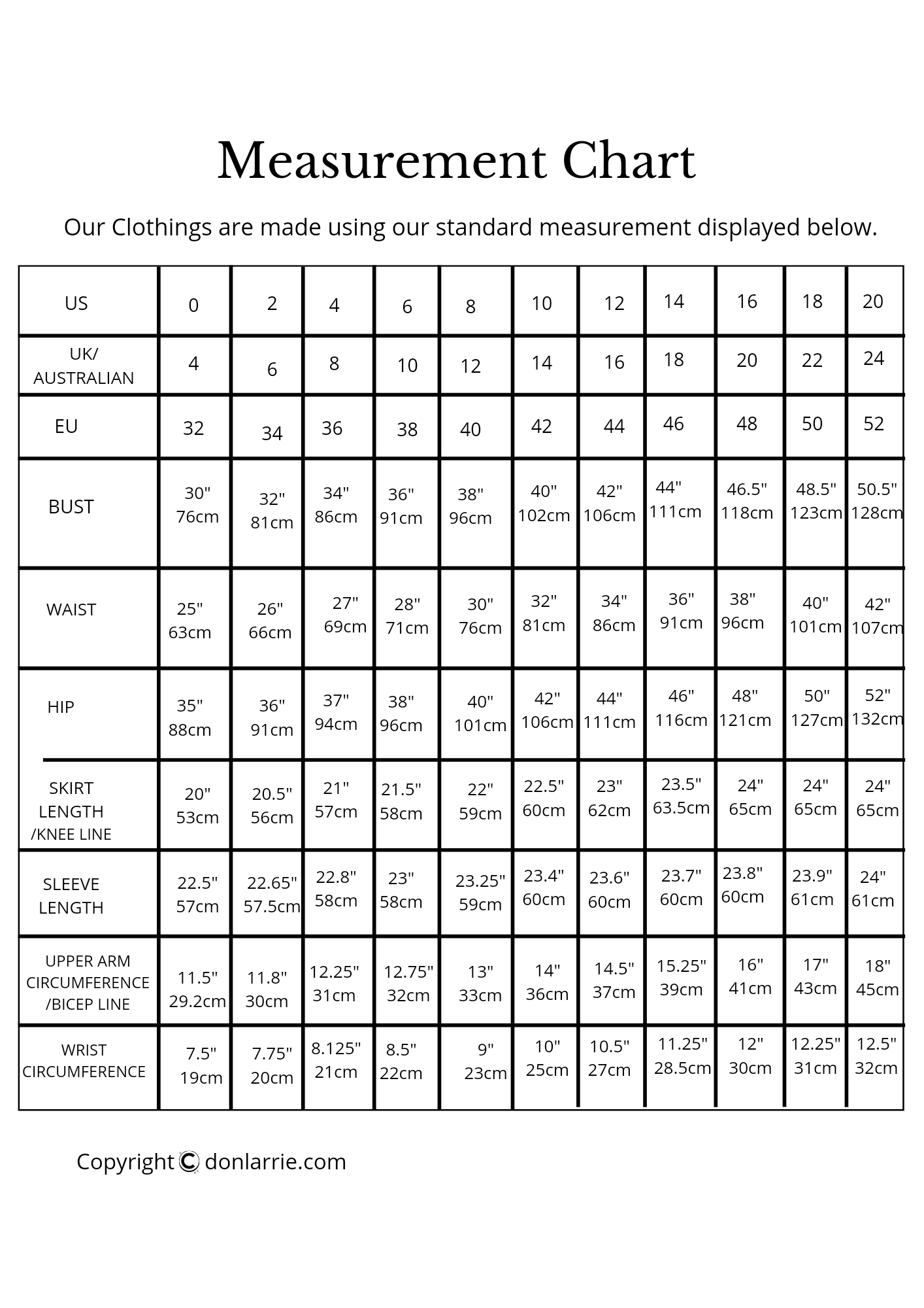 size-chart-donlarrie